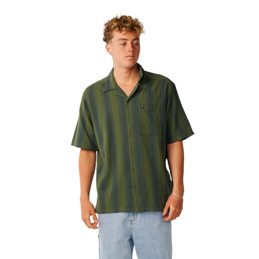 Camisa Rip Curl Classic Surf Weaver - Verde Camisa Rip Curl Classic Surf Weaver - Verde