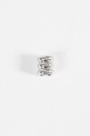 Earcuff wavy plateado