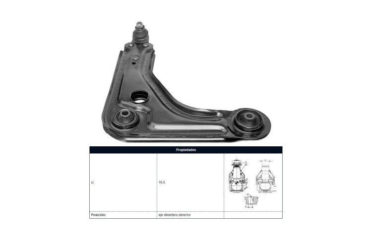 Parilla De Suspension Delantera Ford Ka 96-07 Der Parilla De Suspension Delantera Ford Ka 96-07 Der