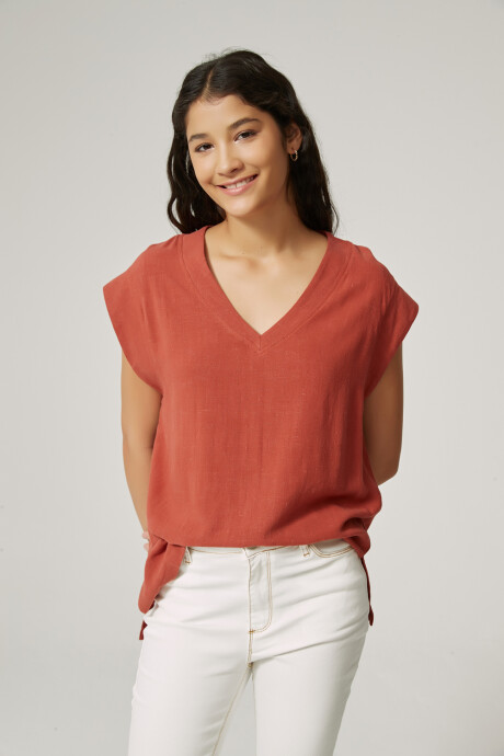 Blusa Mirza Terracota