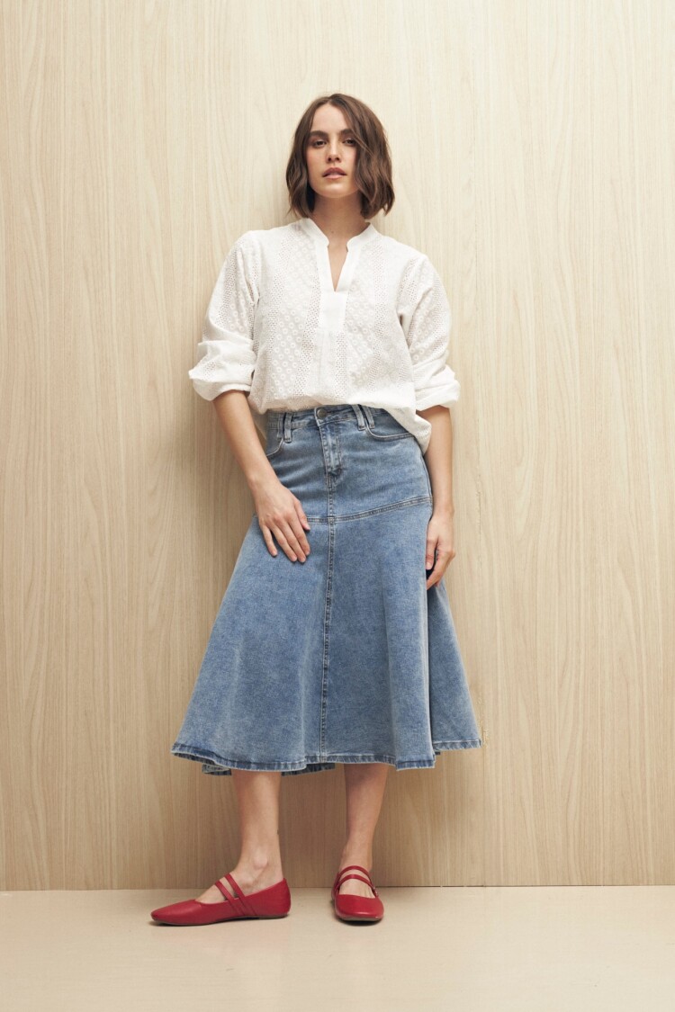 FALDA JOAN Celeste