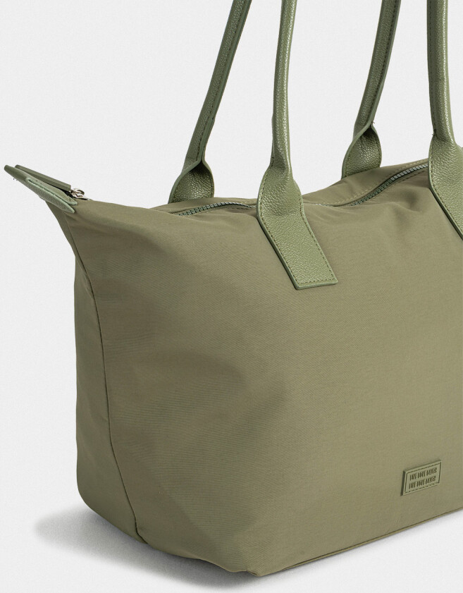 Mochilas Special Price Estampados Cartera Shopper - Verde Kaki