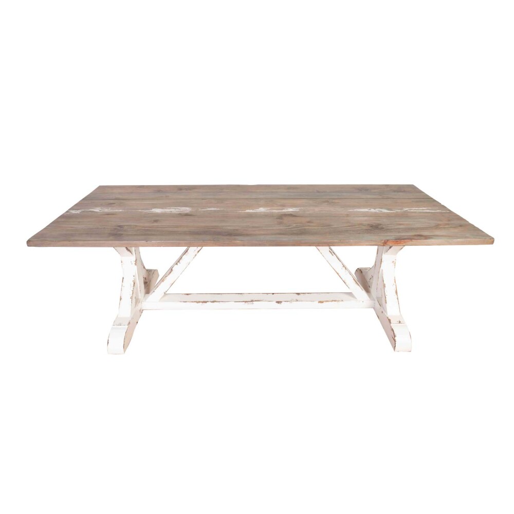 MESA DE COMEDOR PINO BLANCO EM02