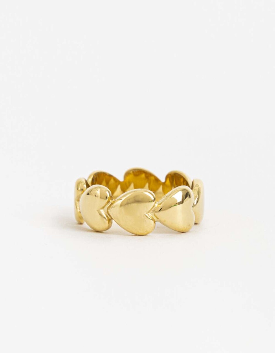 Anillos Medianos y Grandes Metal - Dorado 