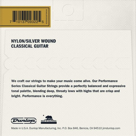 JIM DUNLOP CLASSICAL NORMAL TENSION Encordado clasica JIM DUNLOP CLASSICAL NORMAL TENSION Encordado clasica