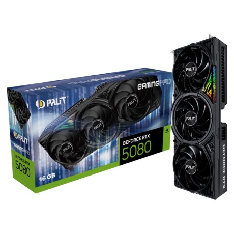 Tarjeta Palit Geforce Rtx 5080 Gamingpro 16GB D7 001