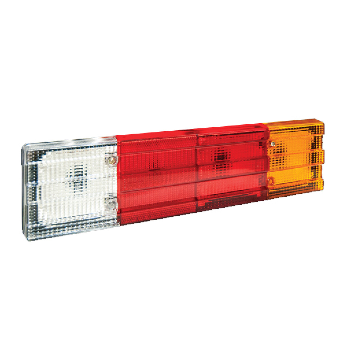 PLASTICO ACRILICO MICA FAROL MERCEDES BENZ TRASERO ACANALADO TRICOLOR (4013F) - 