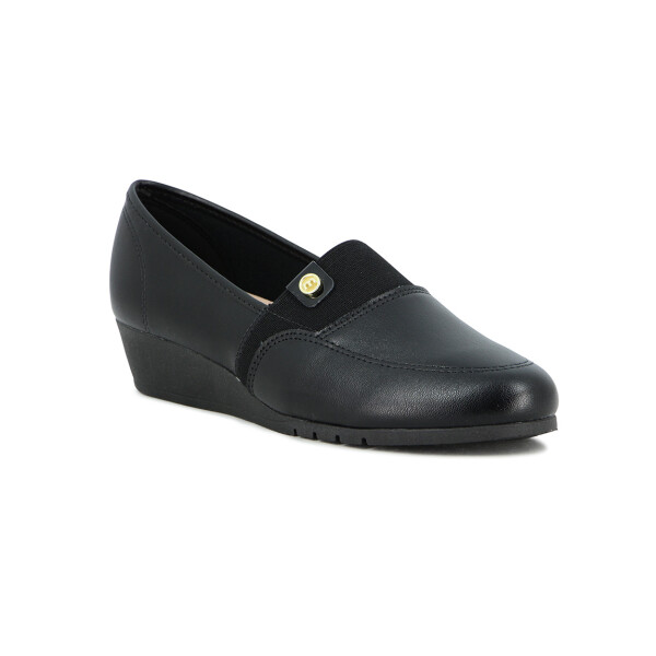 Moleca Calzado Casual Taco Corrido Bajo Napa Negro