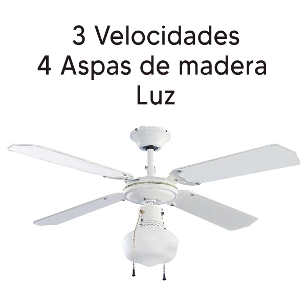 Ventilador De Techo James Vt 2 F42 1l Wh VENTILADOR TECHO JAMES VT2 BLANCO 012