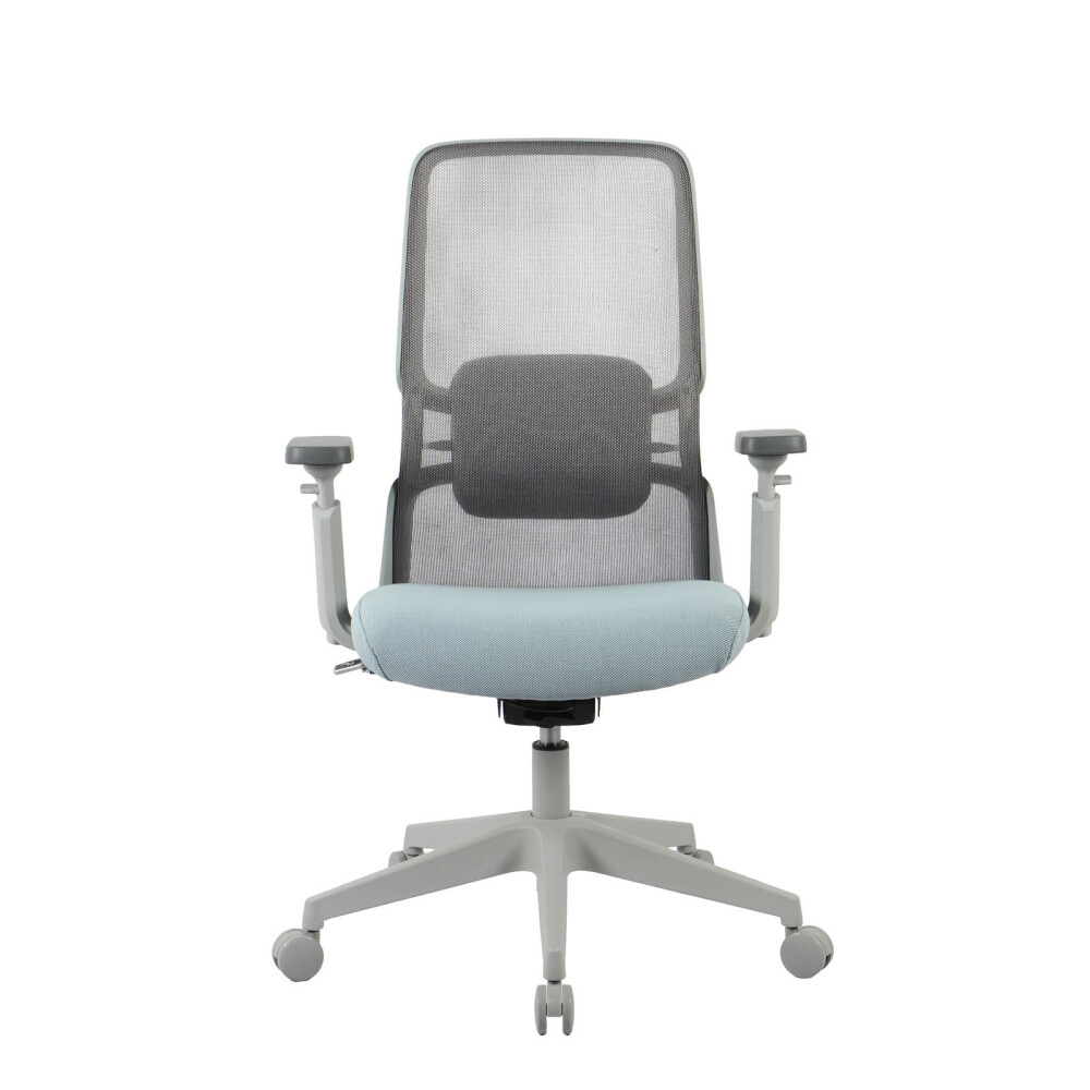 SILLA DE OFICINA MALLA-Y-POLIPROPILENO GRIS M2