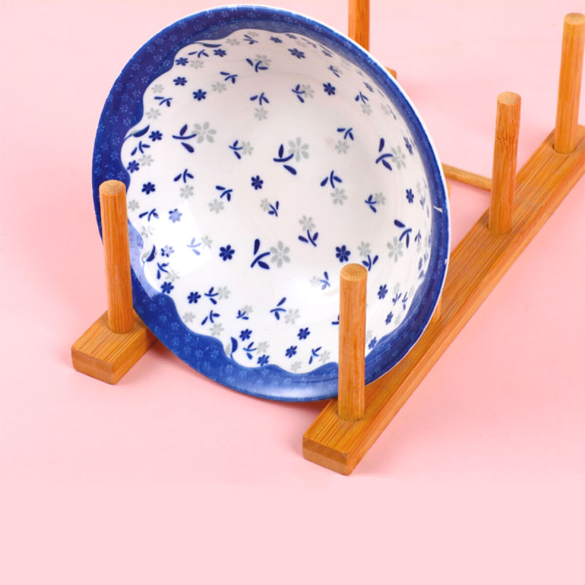 Bowl de cerámica flores estampadas 15cm - Bowl De Cerámica Flores Estampadas 15cm 