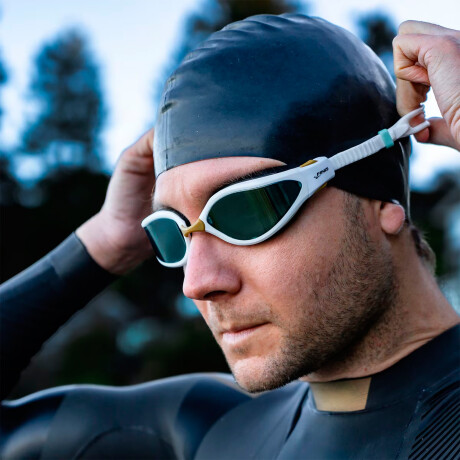 Finis - Lentes de Natación para Adulto Alliance Goggles 3.45.062.005 - Espejados. 4 Puentes Nasales 001