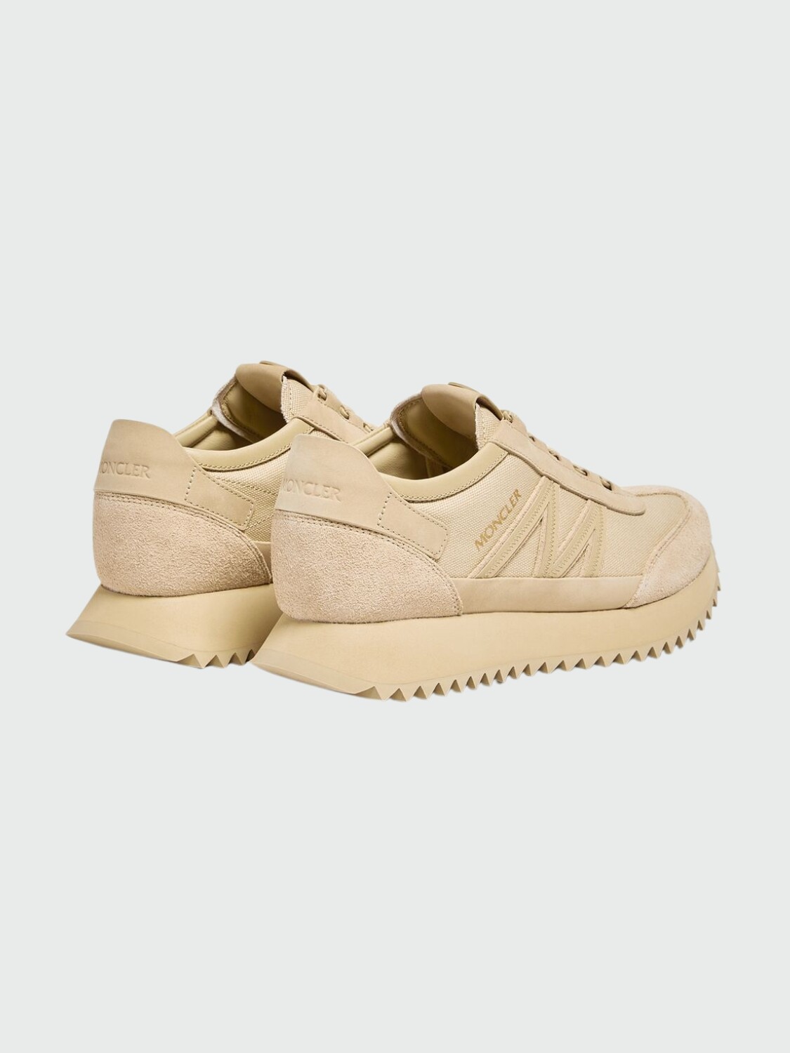 MONCLER - Zapatillas Pacey 2 Nobuk Gris