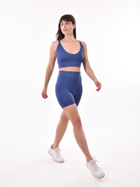 BIKER SEAMLESS GIDEY AZUL OSCURO