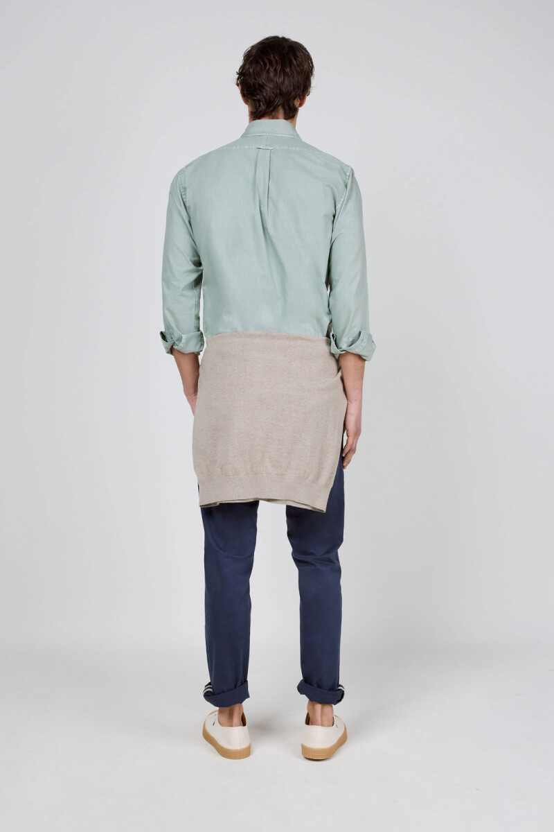 Camisa Garment Dyed Verde