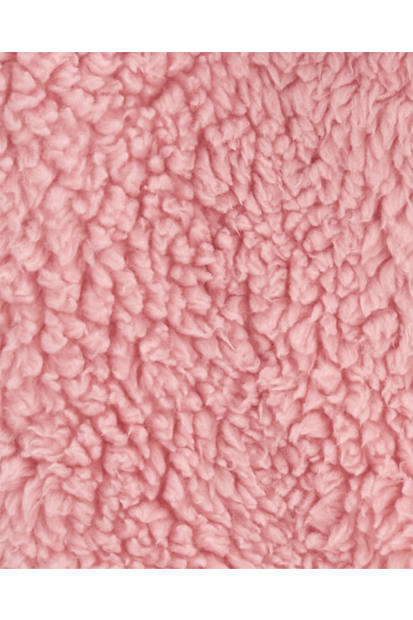 Campera de sherpa, rosada. Talles 2-5T Sin color