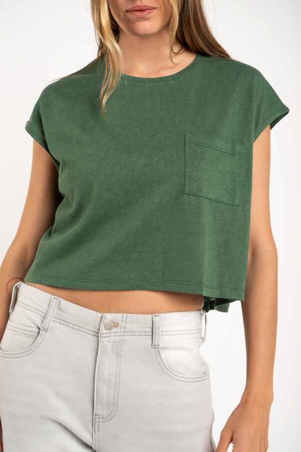 Remera Algodón Verde