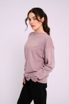 Buzo de felpa oversize Lila