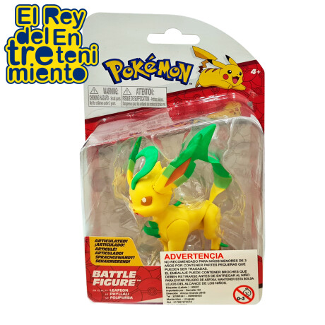 Figura Pokémon Set De Batalla 8cm Originales Surtidas Leafeon