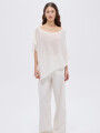 Poncho Frial Marfil / Off White
