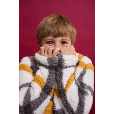 Campera infantil checks Marfil