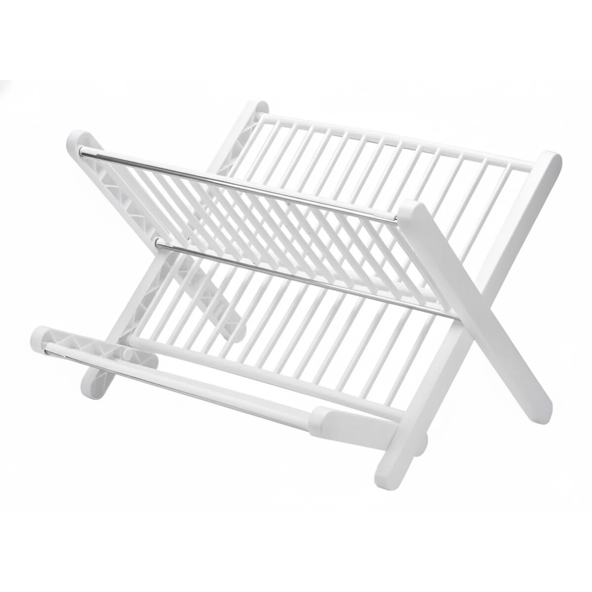 Escurridor De Platos 2 Niveles De Metal Escurre Platos - Color Blanco 