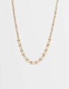 Collares Cortos Metal Collar Corto Bañado En Oro - Dorado