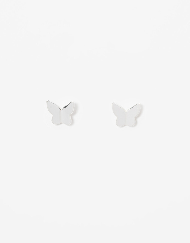 Aros Pasantes Metal Aros Pasantes En Plata 925 - Plateado