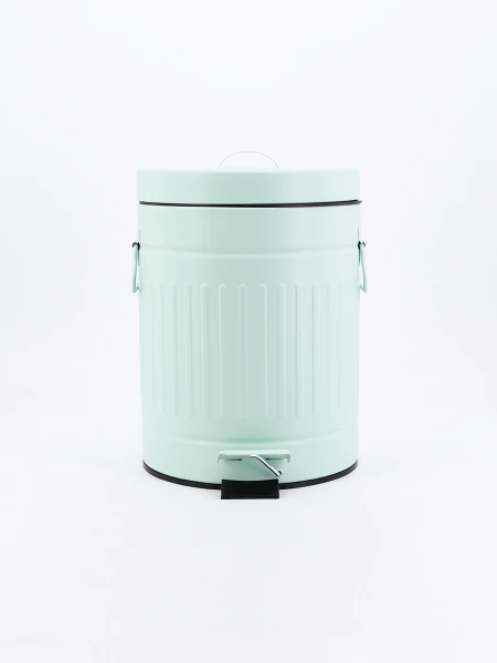 PAPELERA 5 LT CON PEDAL VERDE