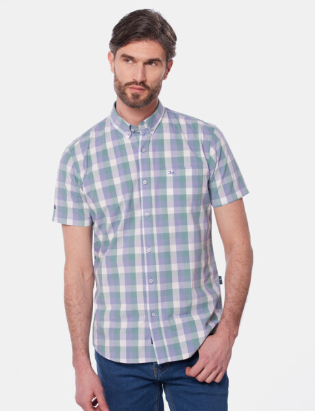 CAMISA A CUADROS Verde