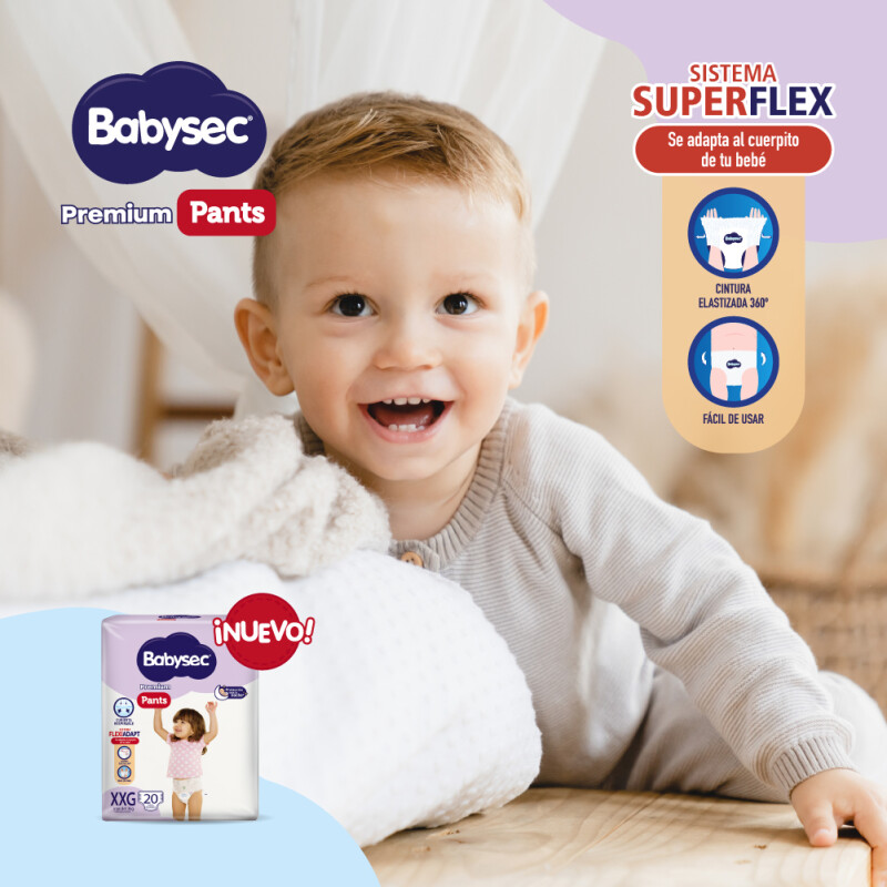 Pañales Babysec Pants Premium Talle Xxg 20 Uds. Pañales Babysec Pants Premium Talle Xxg 20 Uds.