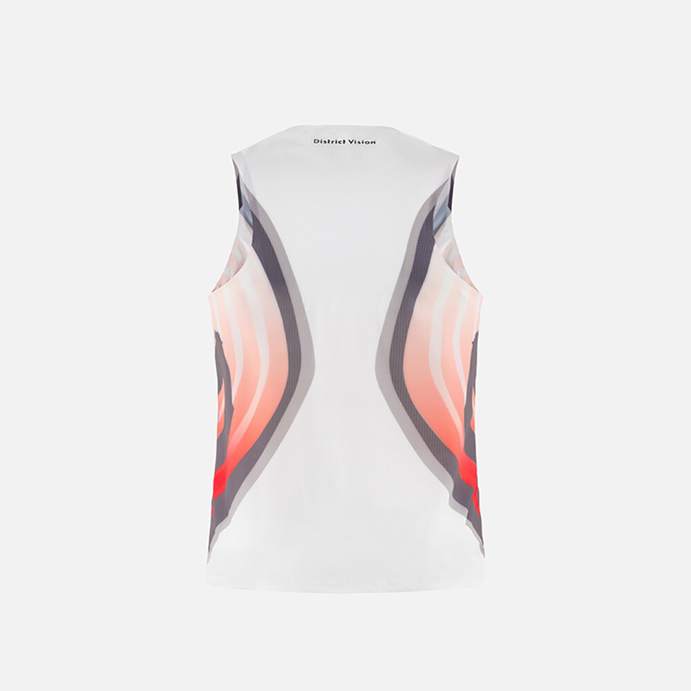Ultralight Desert Singlet - Hombre White/heat Visions