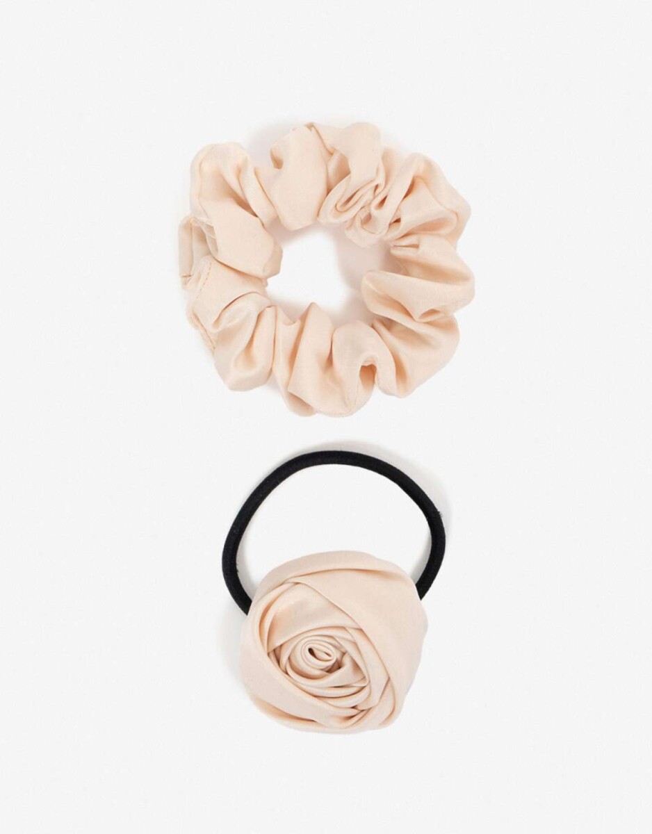 Set De Gomitas Elásticas - Blanco Crudo 