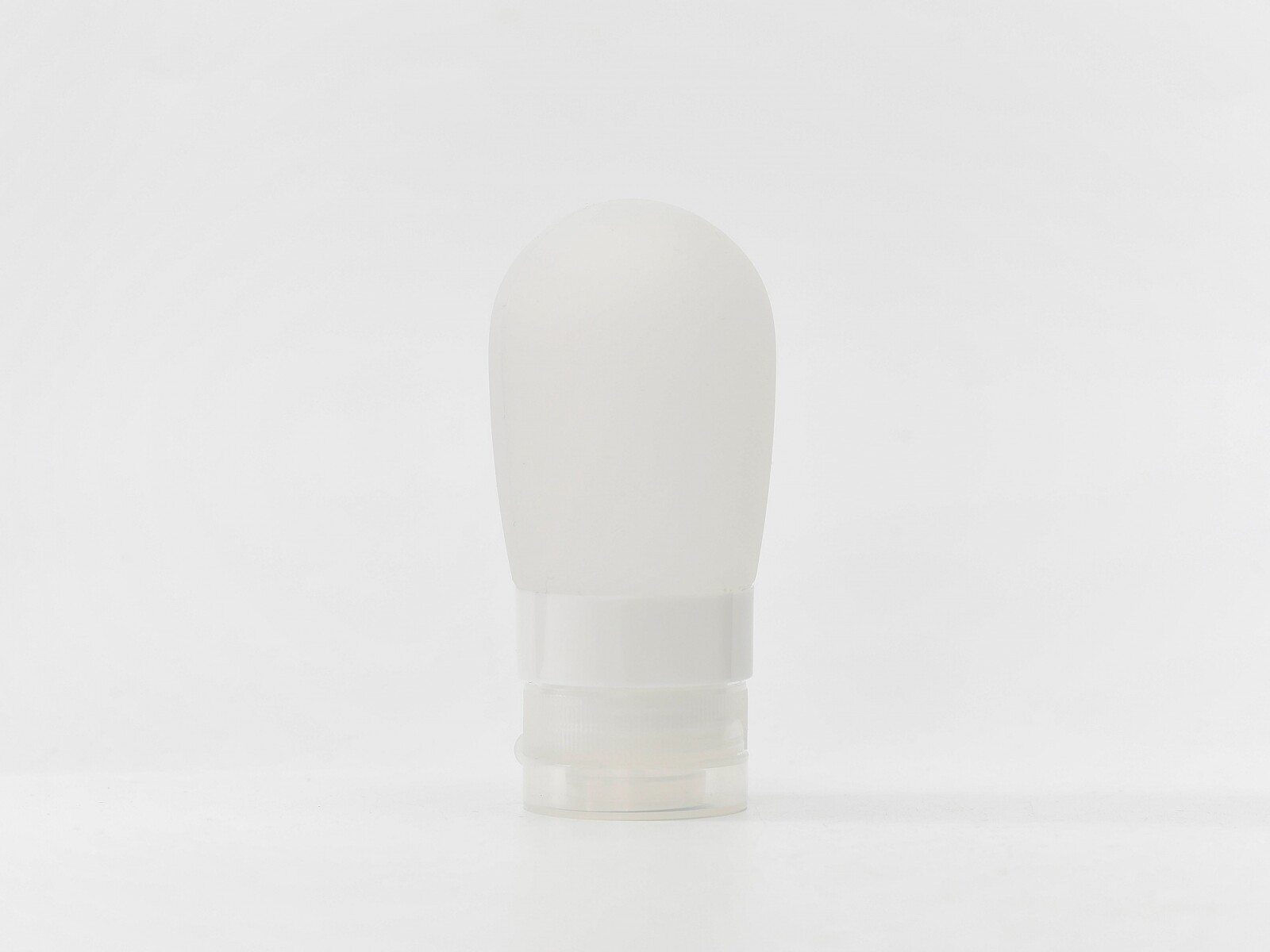 BOTELLA DE VIAJE DE SILICONA CON FORMA DE BULBO - 60 ML 