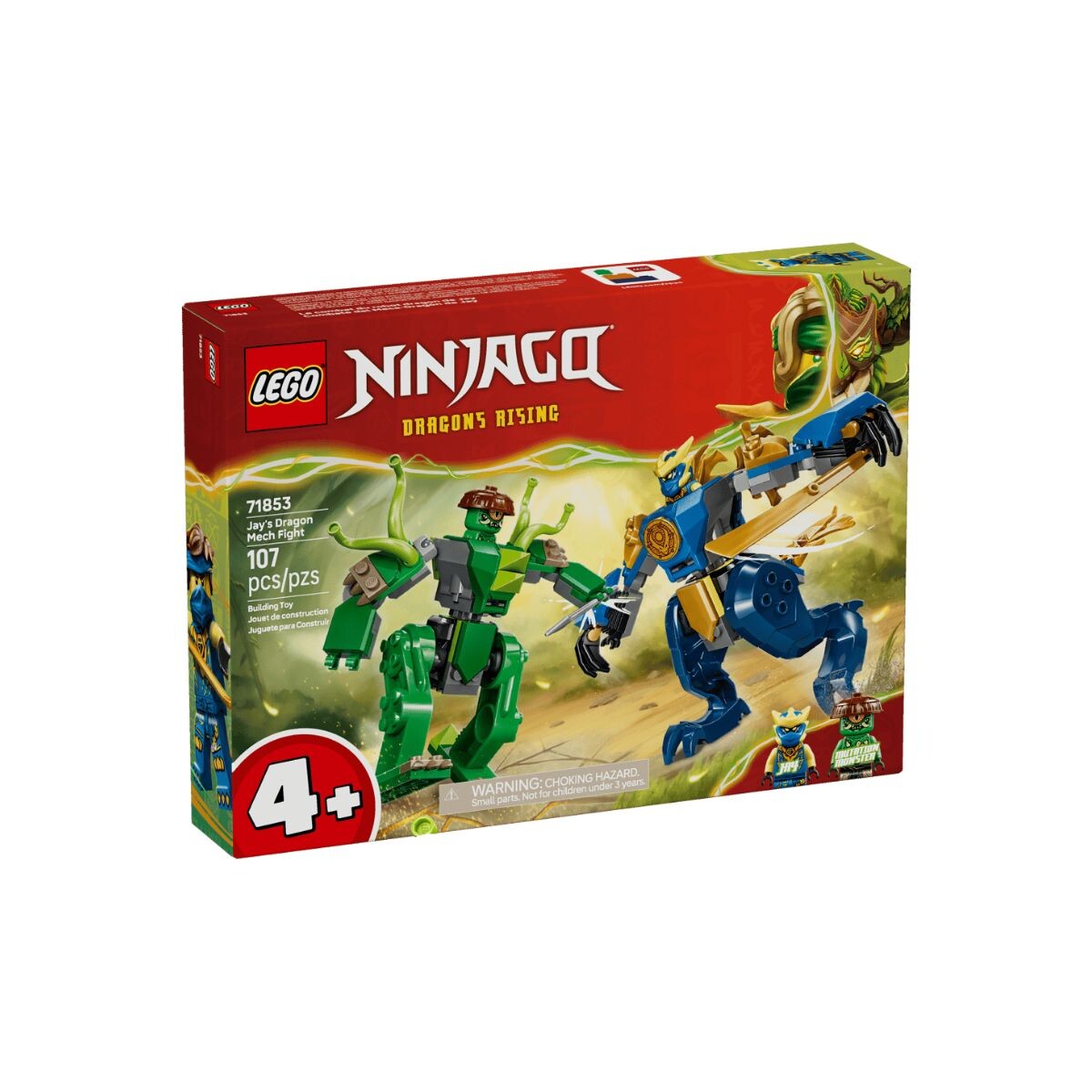 Lego Ninjago Combate De Meca - Dragon De Jay 107 Pcs 4+ 