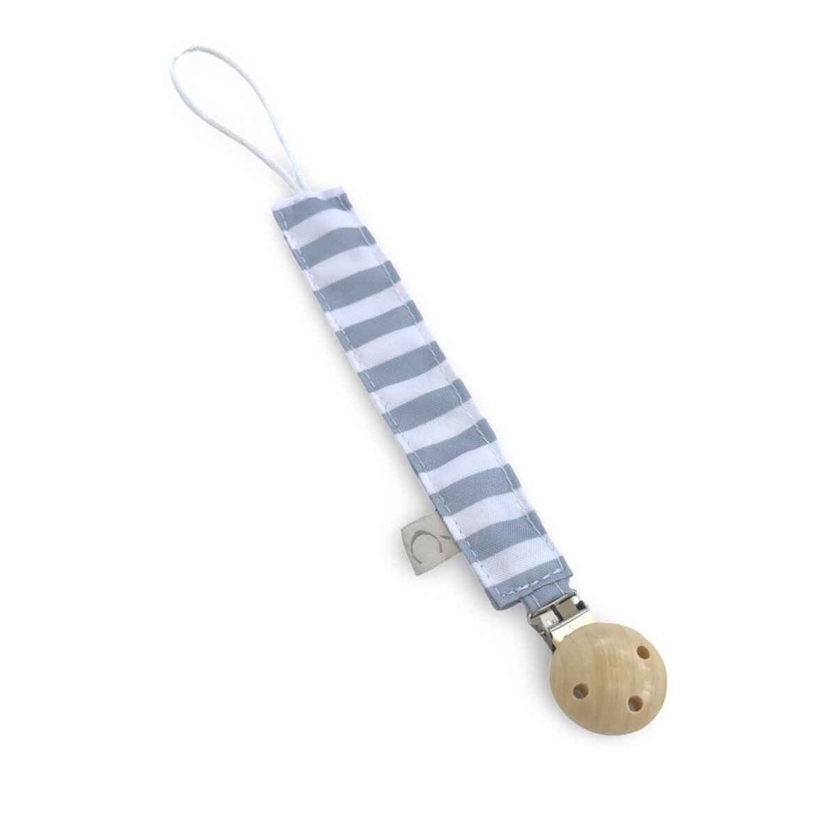 Portachupete Boton - Rayas Celeste 