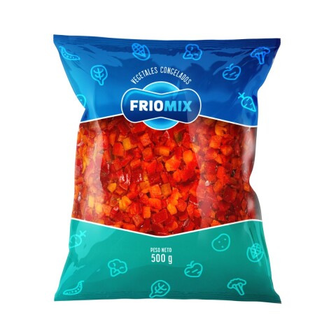 MORRON ROJO EN CUBOS FRIOMIX- 500 GRS Morron Rojo En Cubos Friomix- 500 Grs