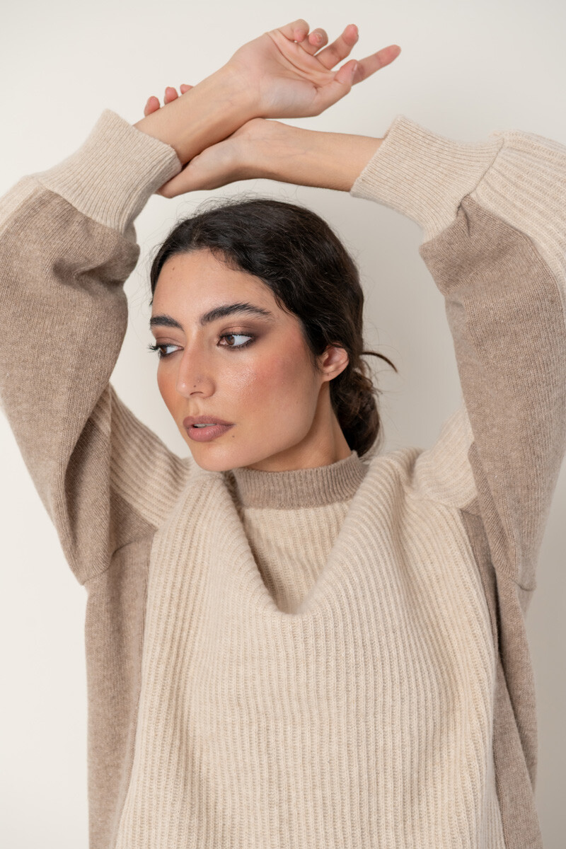 Buzo duo Beige