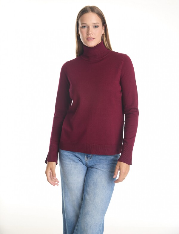 Polera Basica BORDEAUX