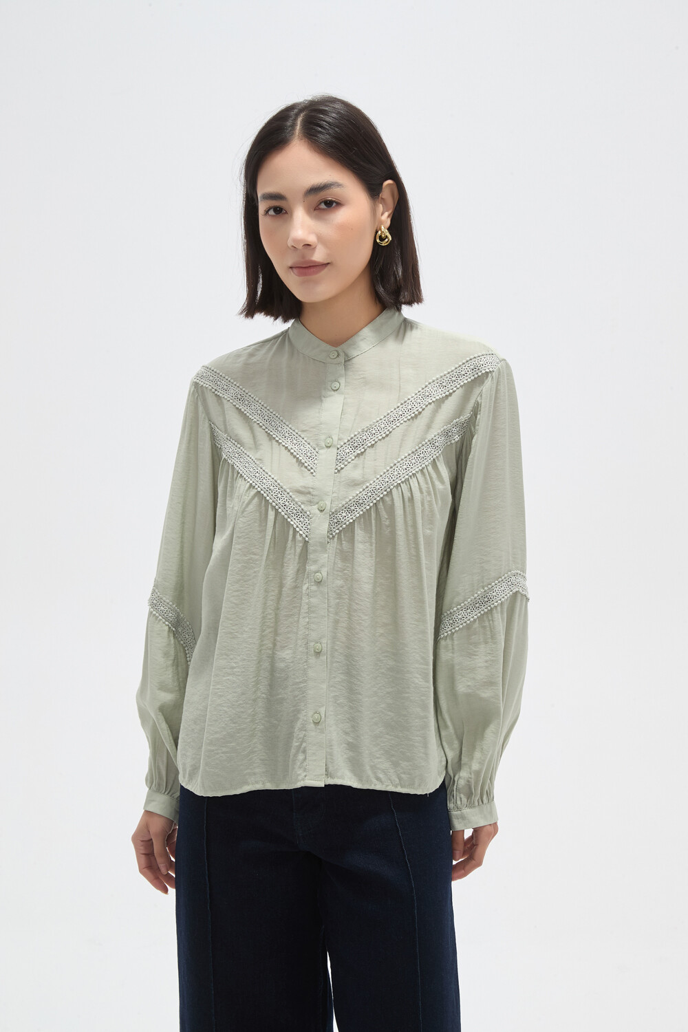 Blusa Maroth Verde Azulado