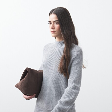 POLERA DALMA Gris Melange