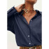 CAMISA FEM AZUL ESCURO