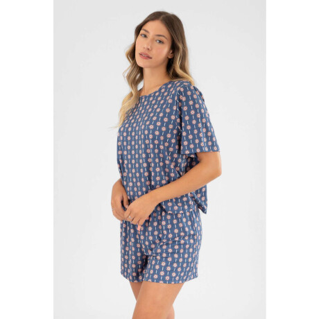 Style mica blue Azul