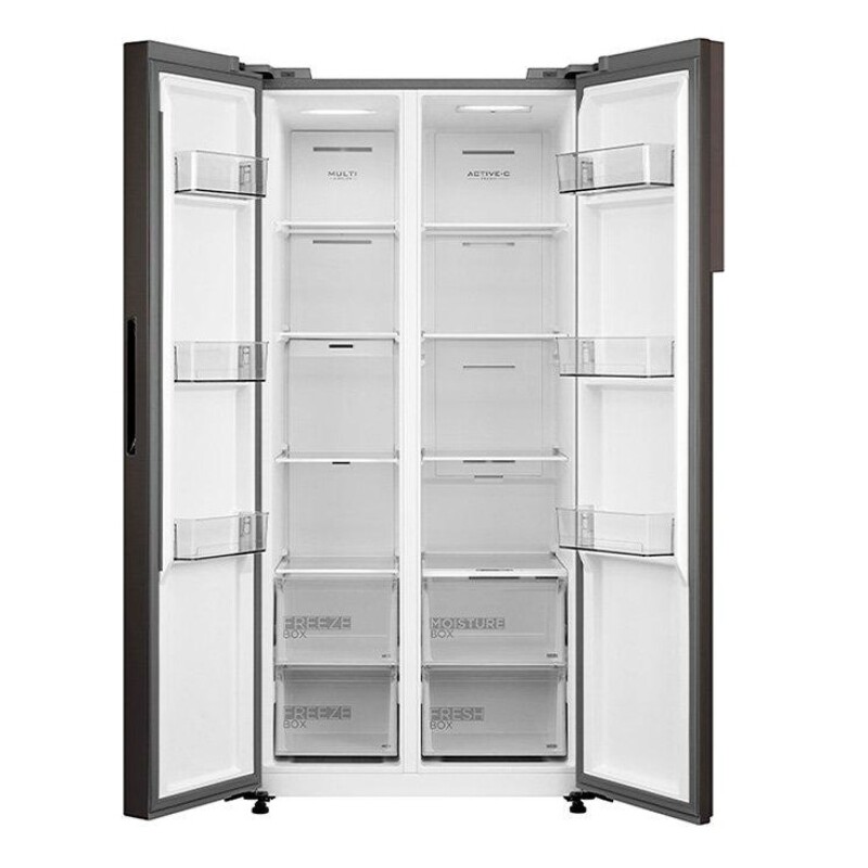 Heladera Con Freezer Inverter Midea Mdrs619gfr28 Color Negro Con Capacidad De 482l 220v Heladera Con Freezer Inverter Midea Mdrs619gfr28 Color Negro Con Capacidad De 482l 220v