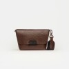 Mini bag Nina en cuero graneado Marron