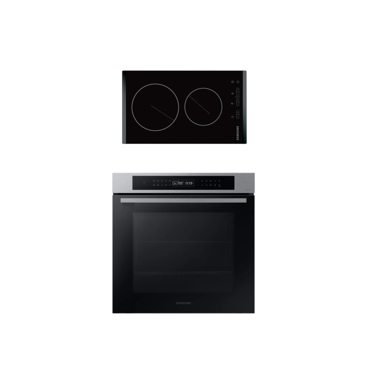 Horno Eléctrico Samsung NV7B4040VAS + Anafe Eléctrico Samsung de Vitrocerámico CTR432 