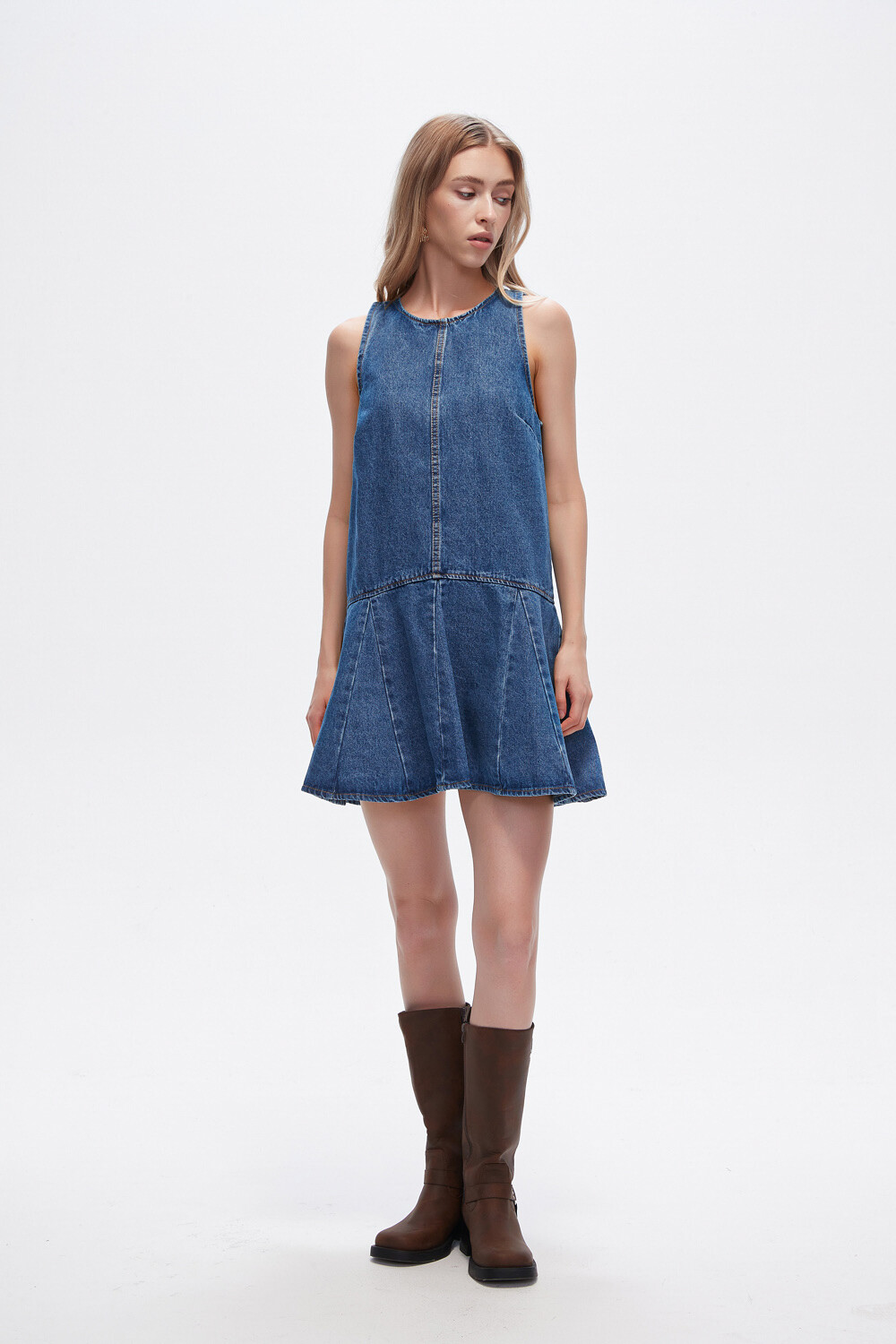 Vestido Suama Azul Medio