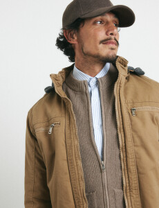 470453 CARDIGAN HARRY Tostado