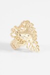 Anillo ajustable cora antique dorado