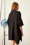 Camisas con botones de carey negro